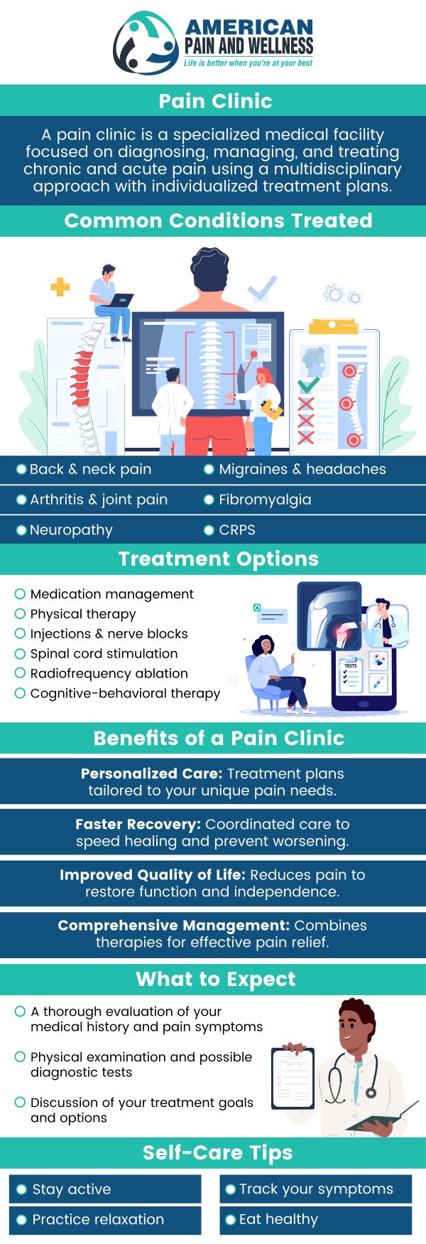 American Pain & Wellness treats a wide variety of pain disorders in Allen, TX. Our doctors can give you the pain relief you seek. We have 2 convenient locations in Texas. For more information, contact us or schedule an appointment online. We are conveniently located at 1101 Raintree Circle #240 Allen, Texas 75013. American Pain & Wellness treats a wide variety of pain disorders in Allen, TX. Our doctors can give you the pain relief you seek. We have 2 convenient locations in Texas. For more information, contact us or schedule an appointment online. We are conveniently located at 1101 Raintree Circle #240 Allen, Texas 75013.