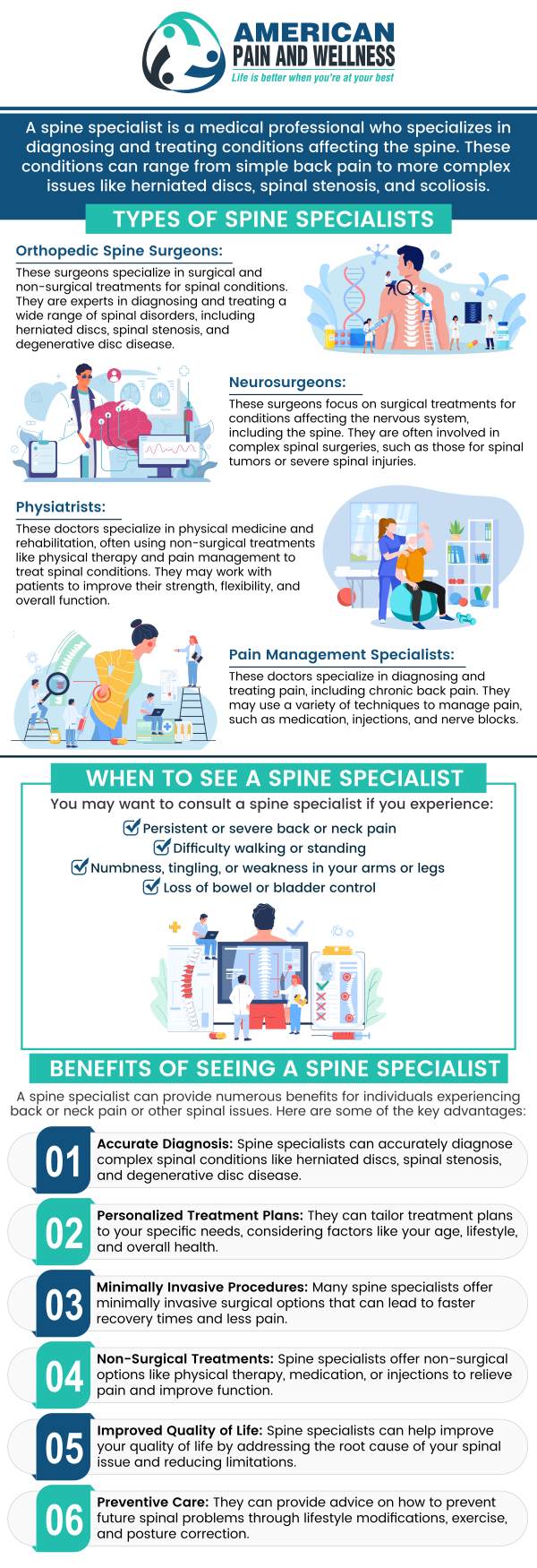 American Pain and Wellness provides treatment for your back and spine pain in Allen, TX. We can help relieve your pain! For more information, contact us or schedule an appointment online. We are conveniently located at 1101 Raintree Circle #240 Allen, Texas 75013.